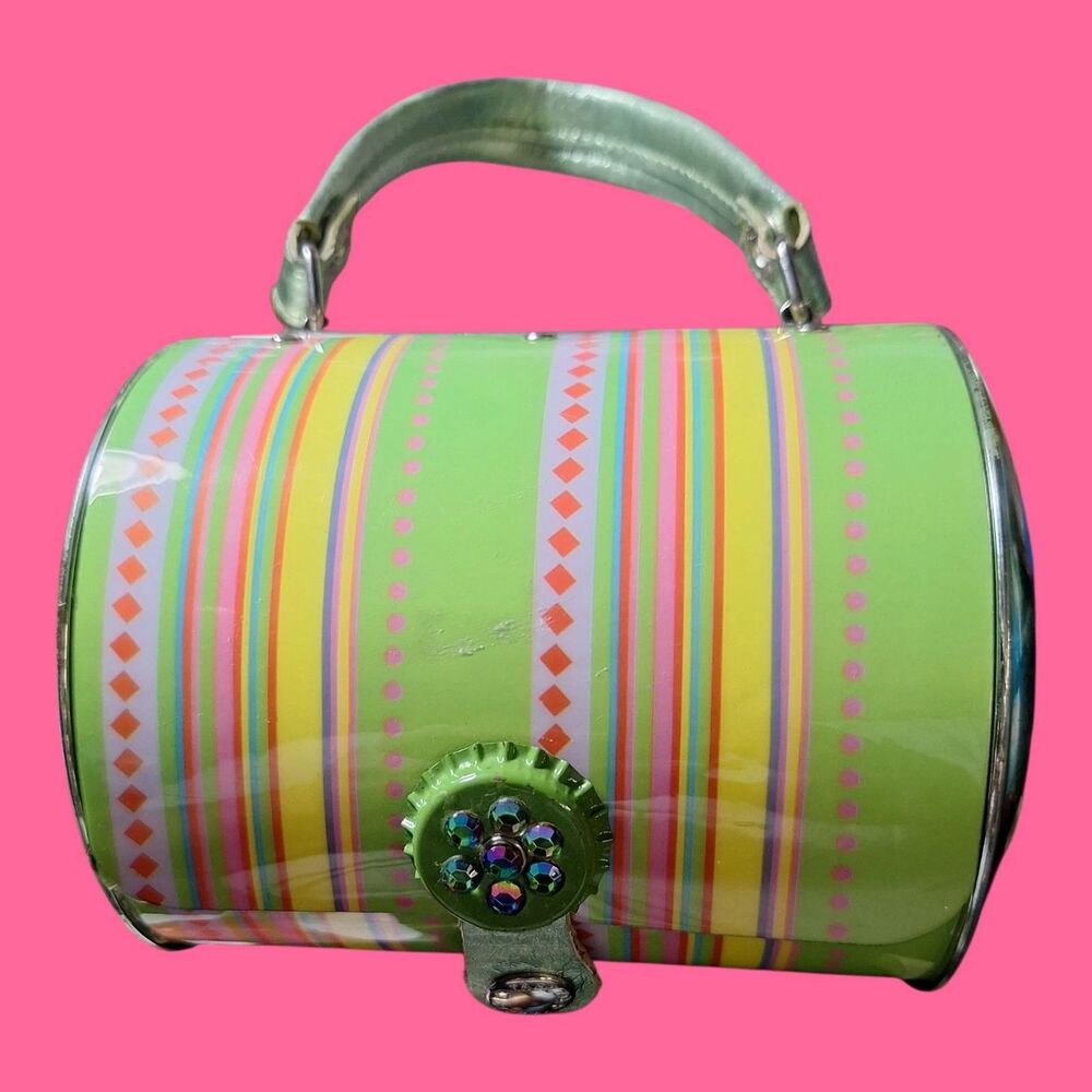 Prezzo Vintage Tin Purse Barrel